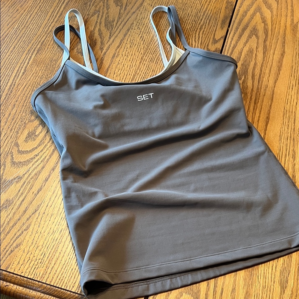 Set Active Airluxe Breathe Layered Move Tank - Picture 4 of 7